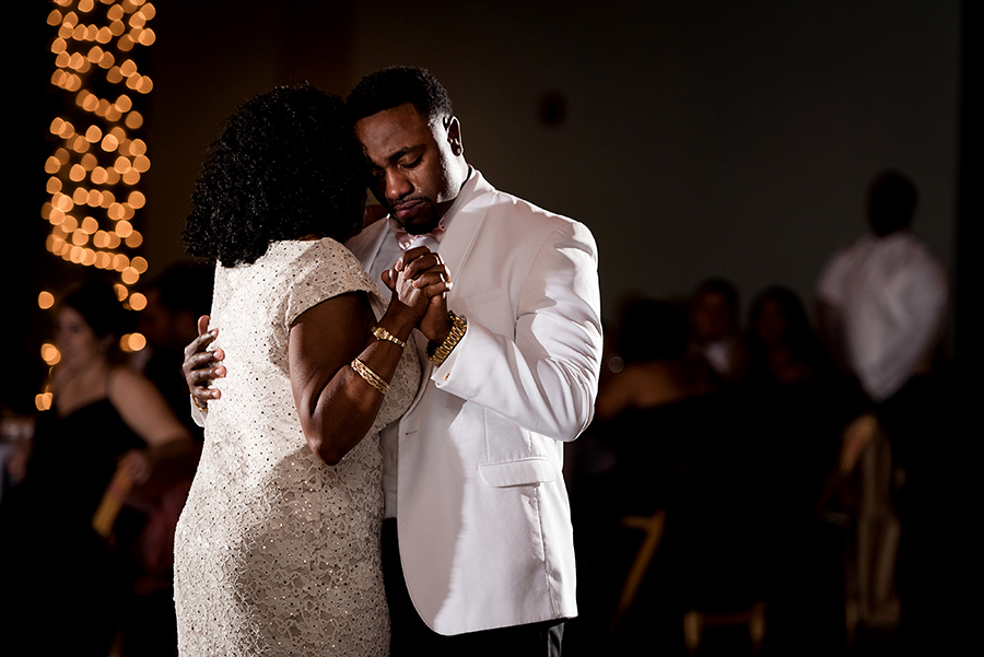 emotional mother son dance at NEO by Ashley Fisher Photography