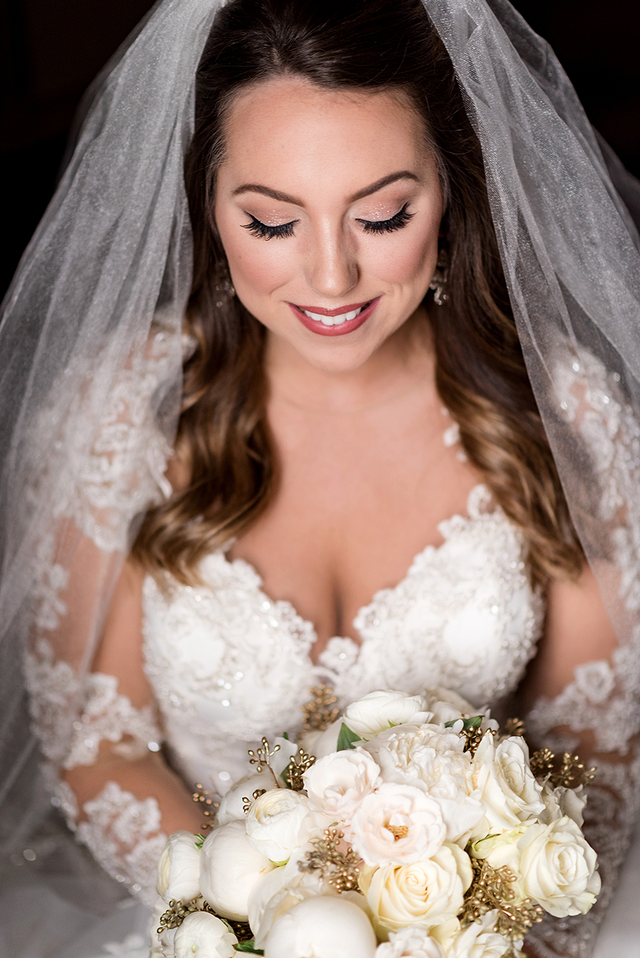 bridal portrait at marriott grand ashley fisher photography