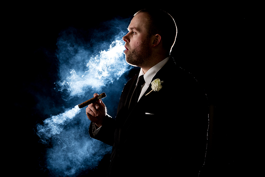 groom cigar photo #madewithmagmod by ashley fisher photography