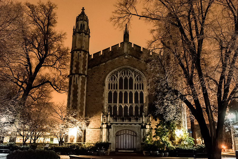 winter wedding at graham chapel by ashley fisher photography