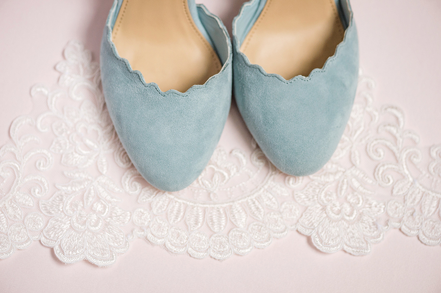 photo of something blue shoes by ashley fisher photography
