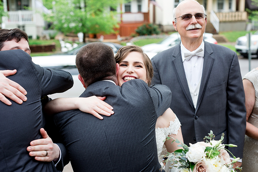 photo of receiving line by ashley fisher photography