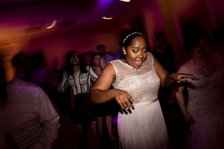 photo of reception dance floor by ashley fisher photography