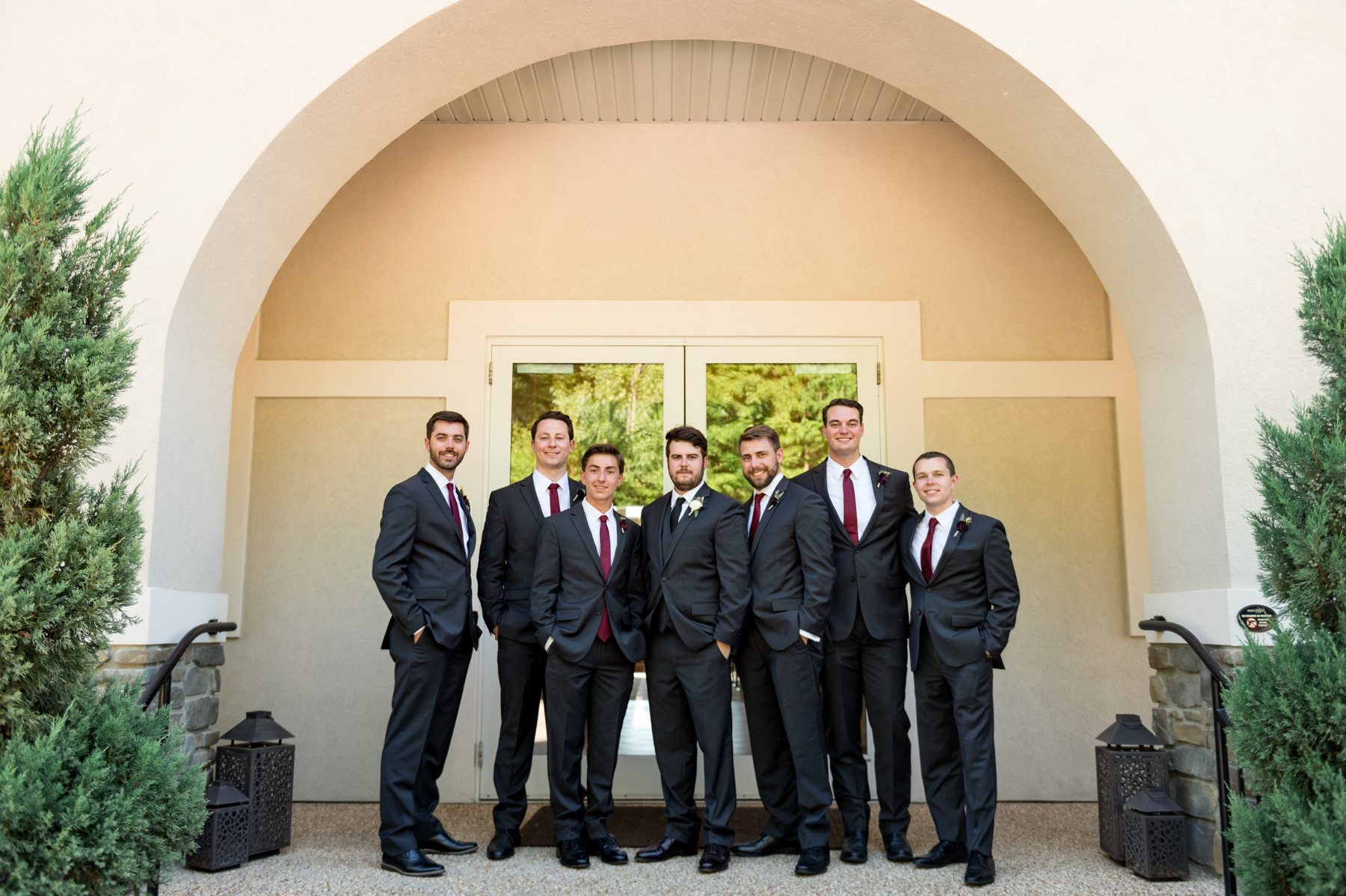 bridal party  by ashley fisher photography