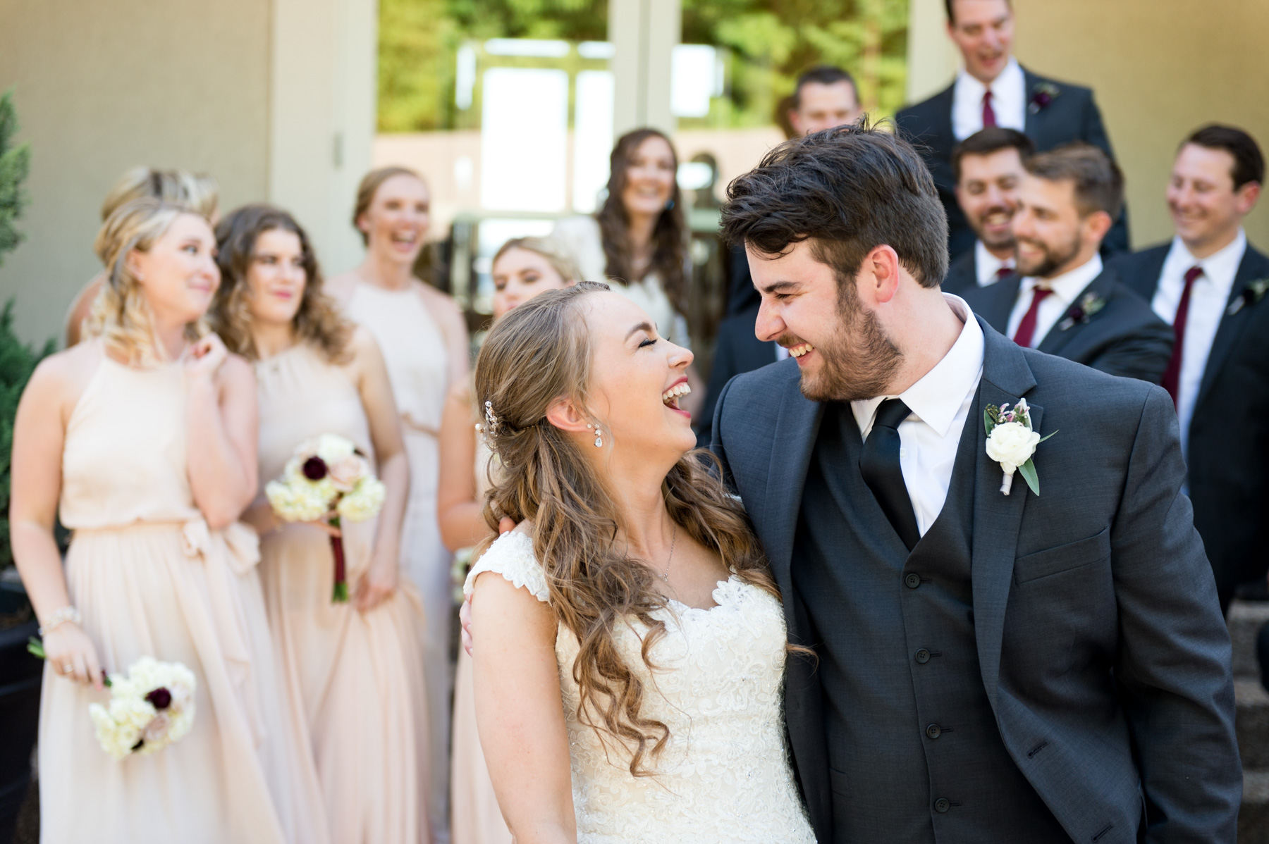 bridal party  by ashley fisher photography