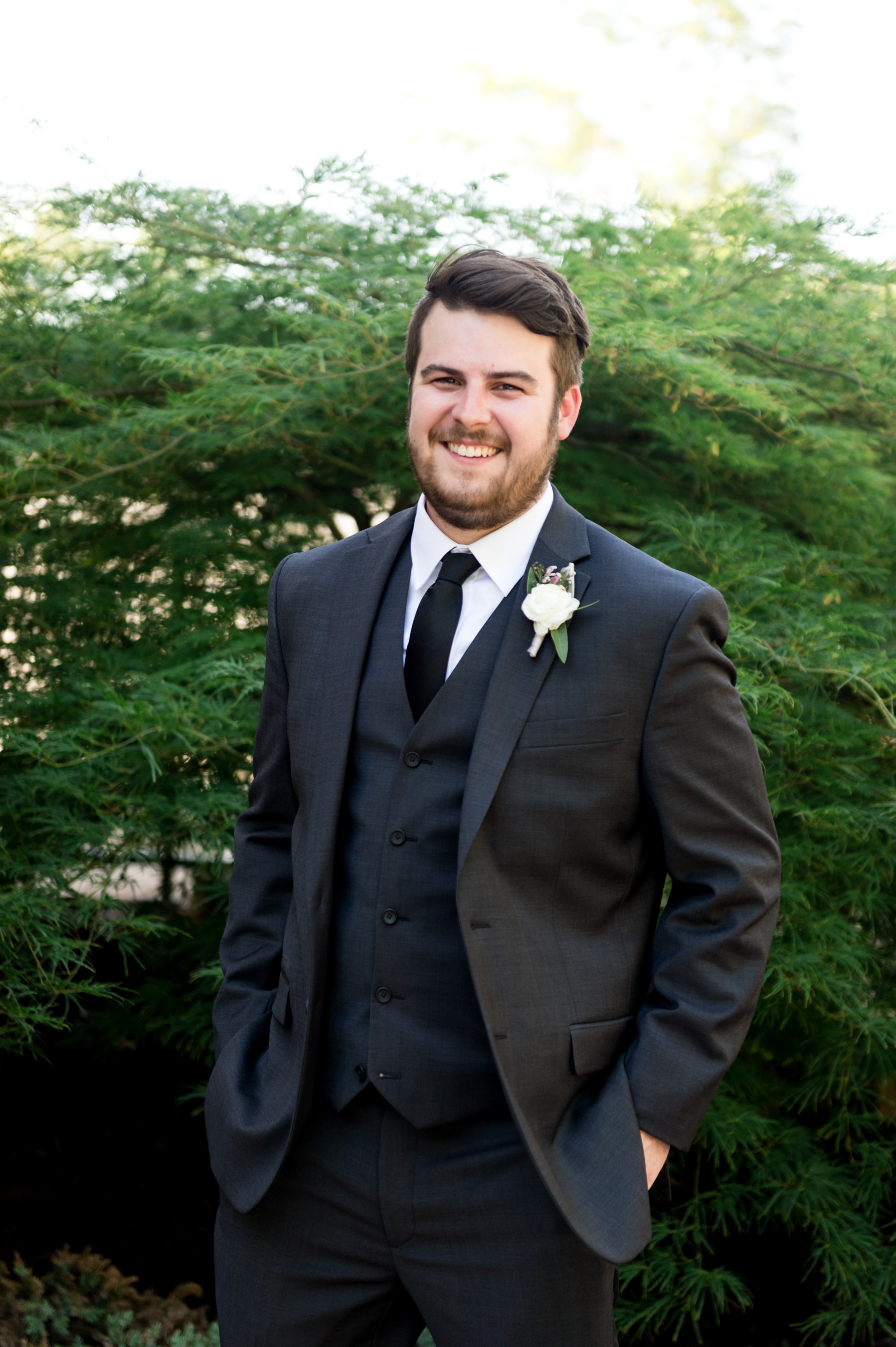 groom portrait  by ashley fisher photography