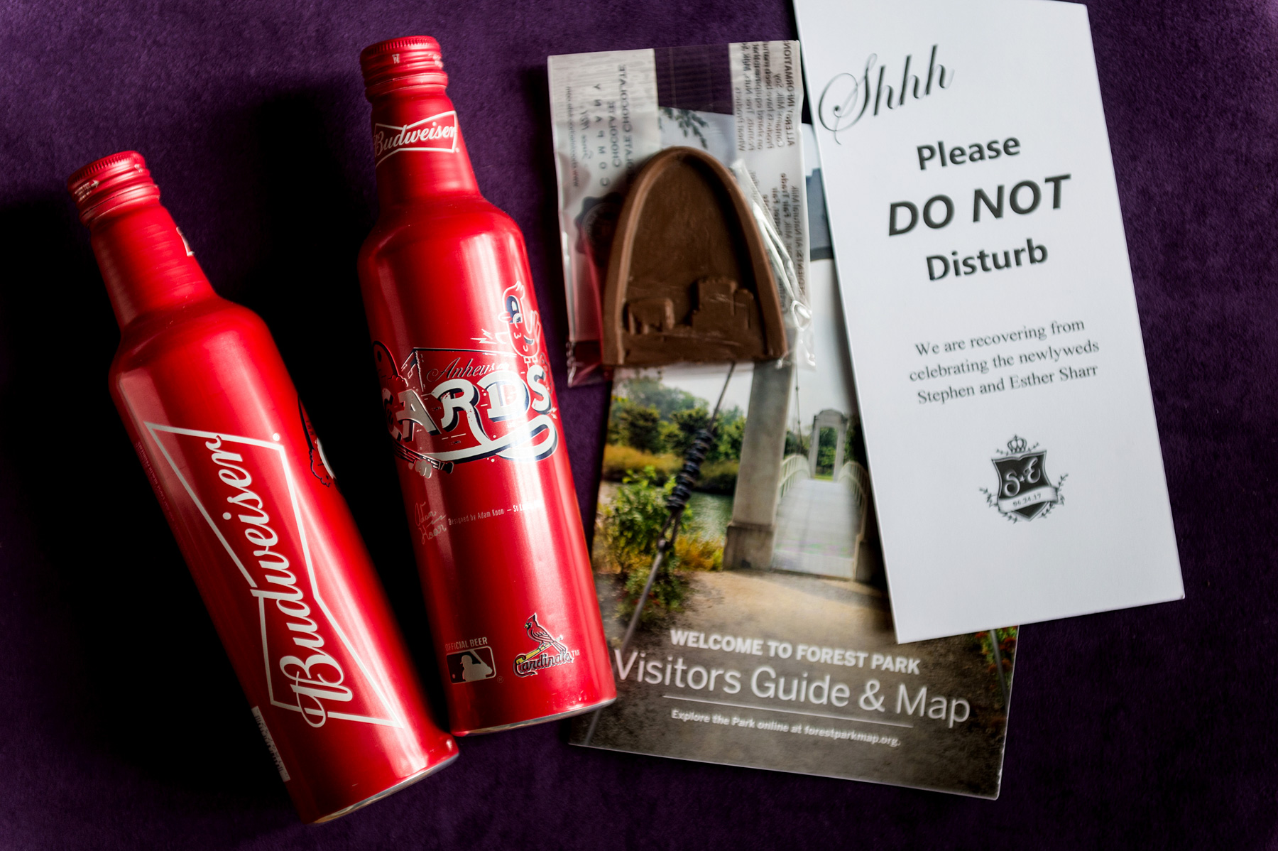 photo of st louis welcome bag by ashley fisher photography