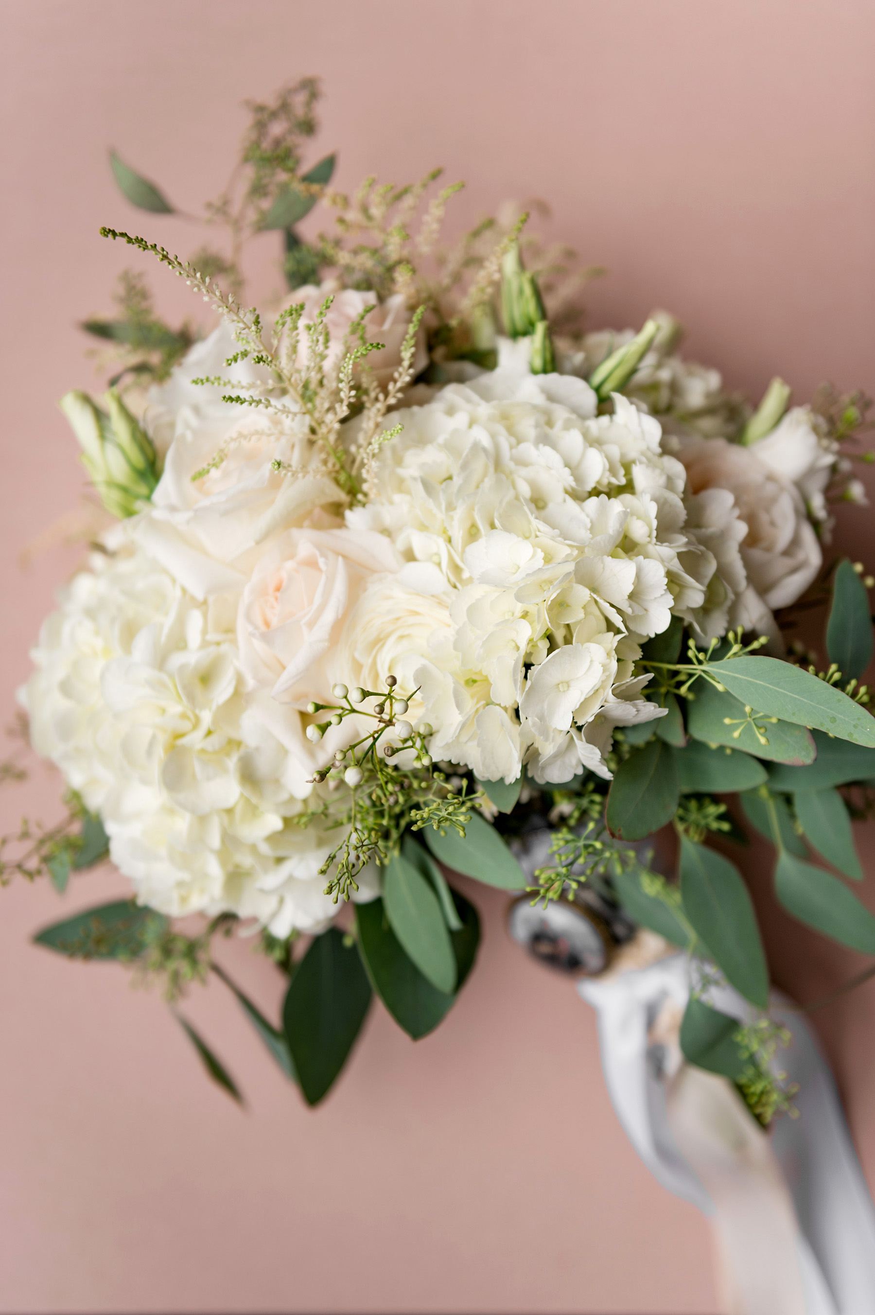 photo of bridal bouquet at white mule winery by ashley fisher photography