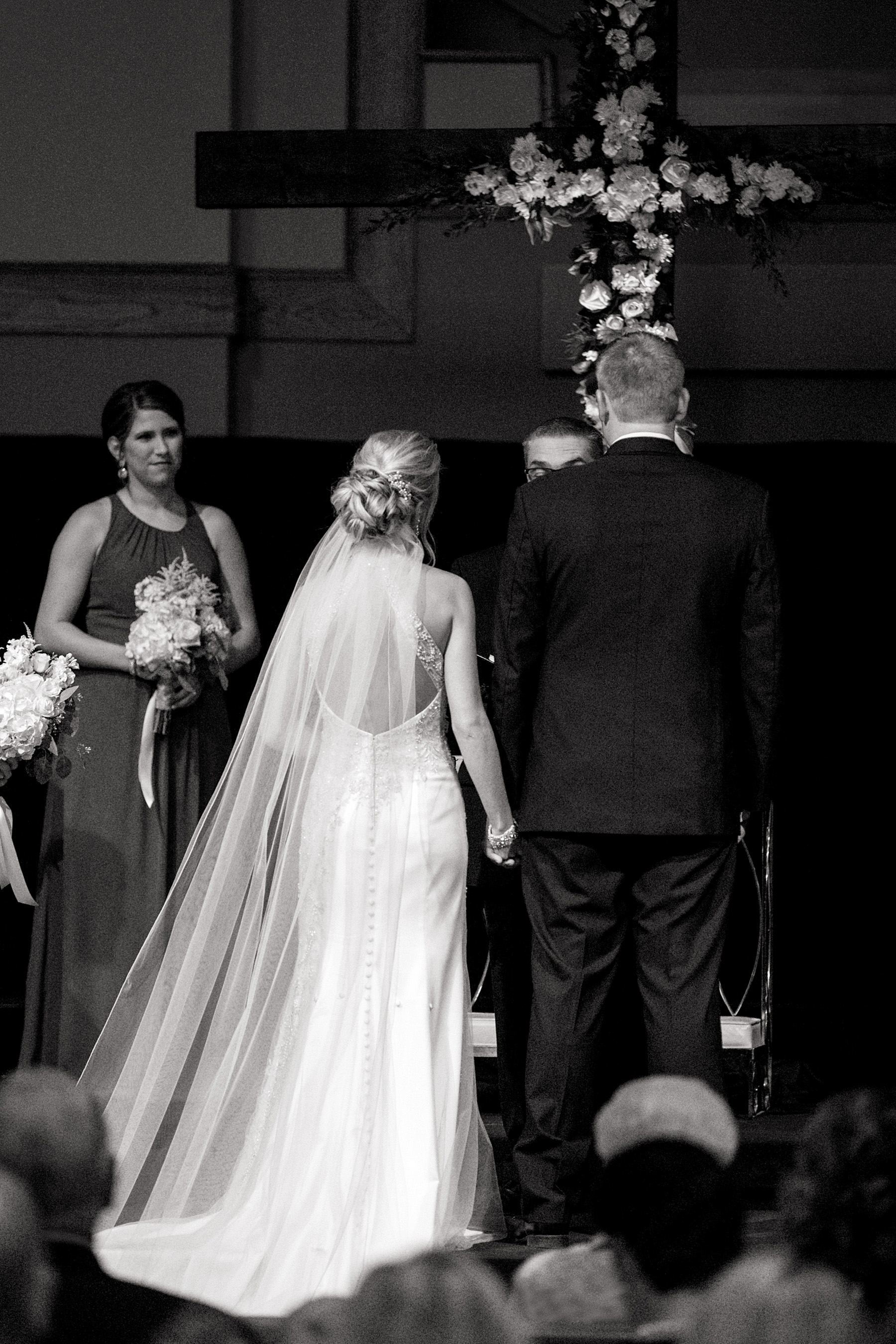 photo of wedding ceremony by ashley fisher photography