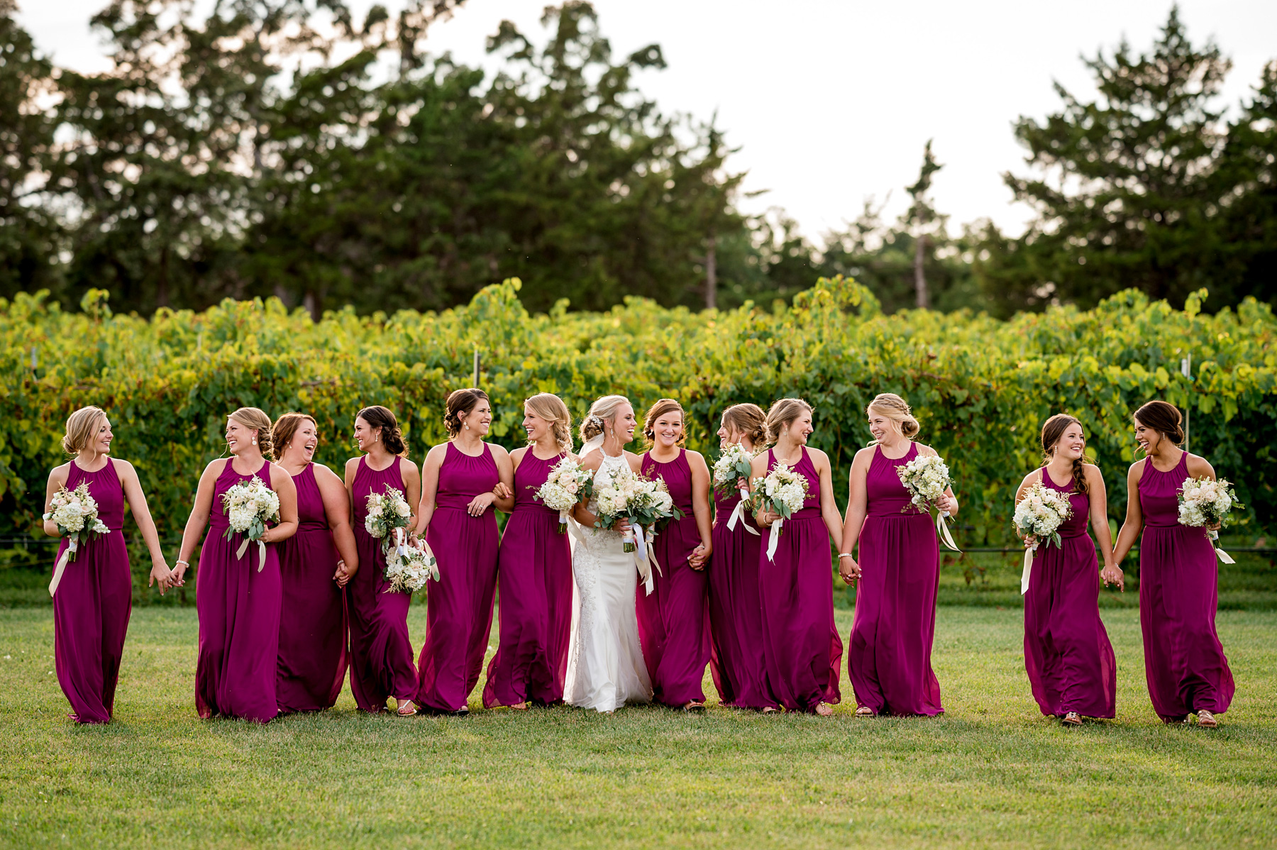 photo of wedding party by ashley fisher photography