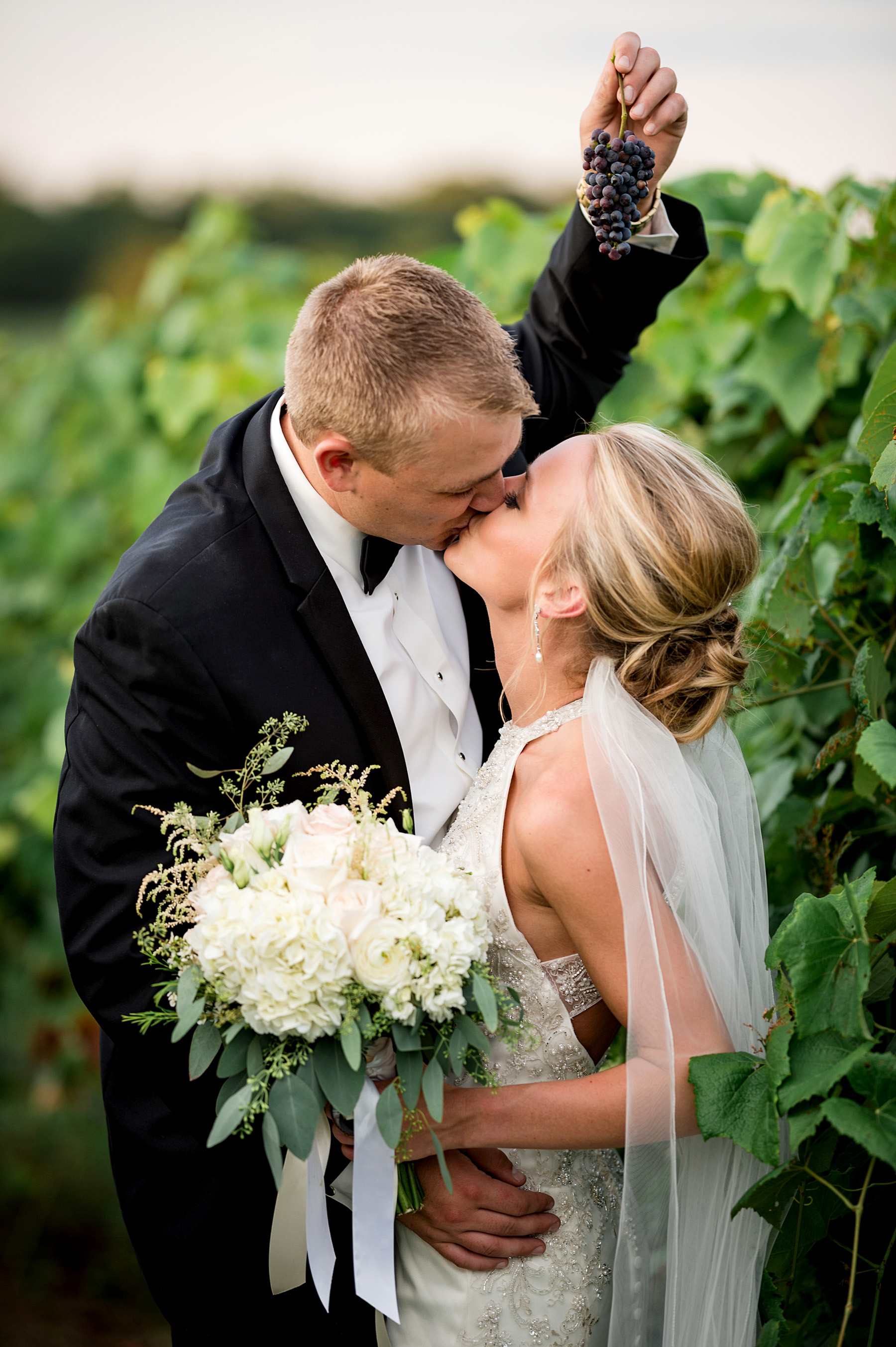 photo of bride and groom by ashley fisher photography