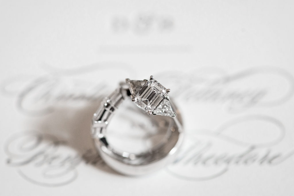 emerald cut engagement ring by ashley fisher photography