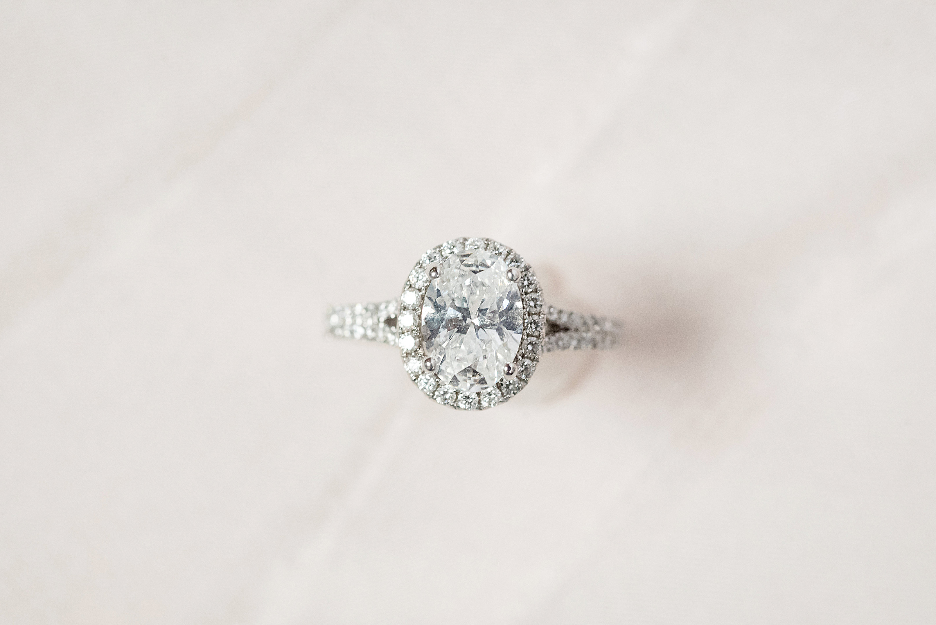 oval halo engagement ring by ashley fisher photography
