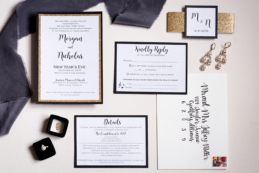 wedding invitation suite at mariott grand by ashley fisher photography