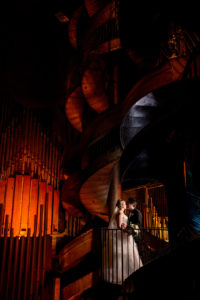 photo of the couple at city museum by ashley fisher photography
