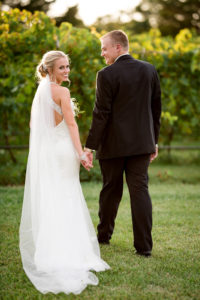 photo of bride and groom by ashley fisher photography